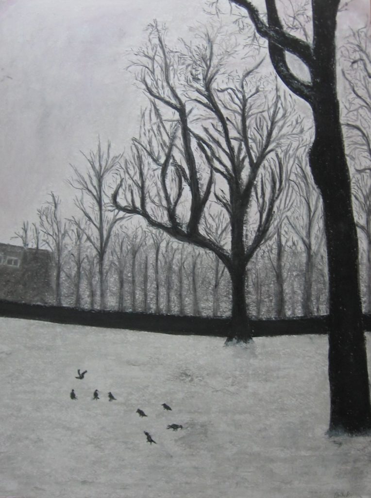 Parc Cinquentenaire, 2011, pasztell